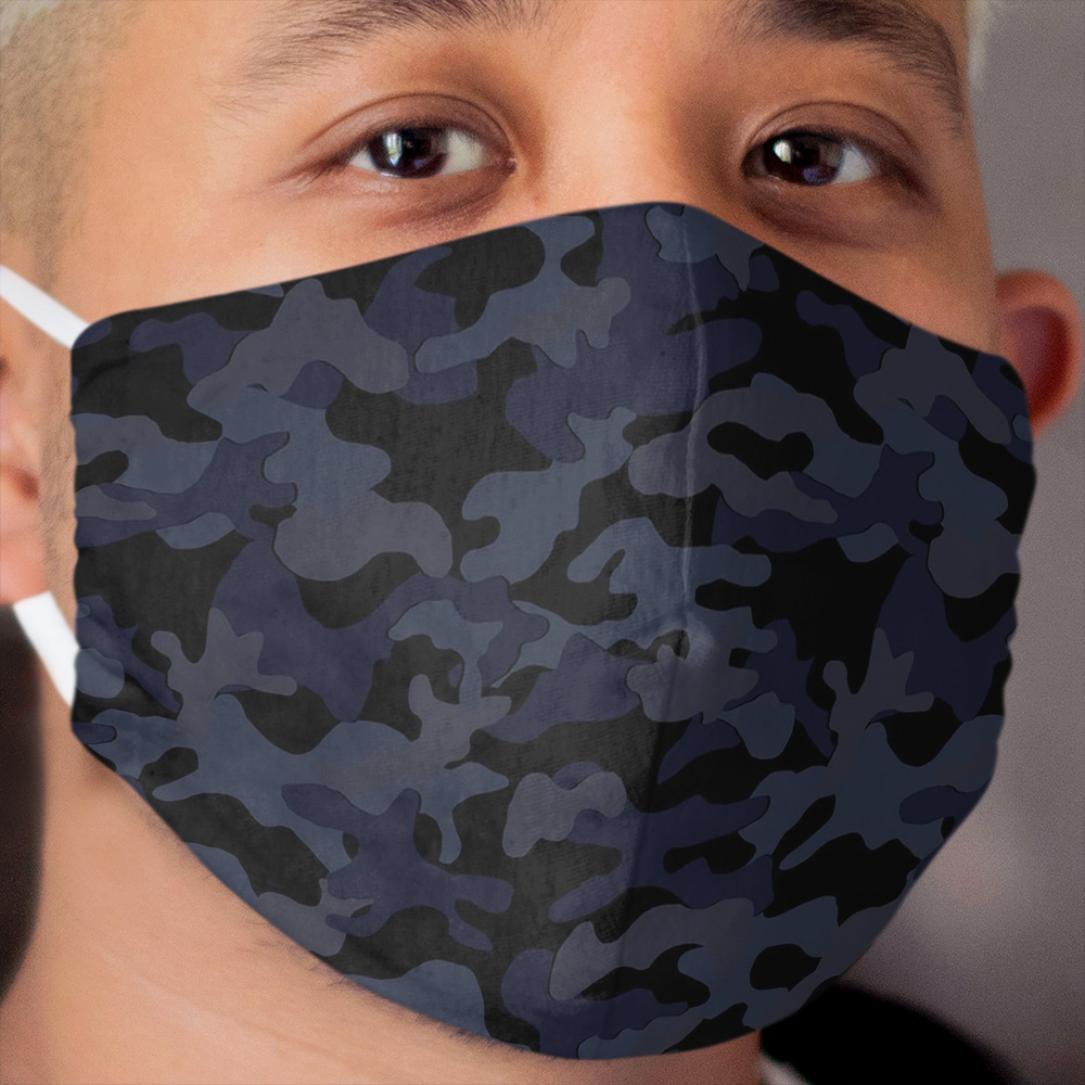 Camo Camouflage Cloth Face Mask