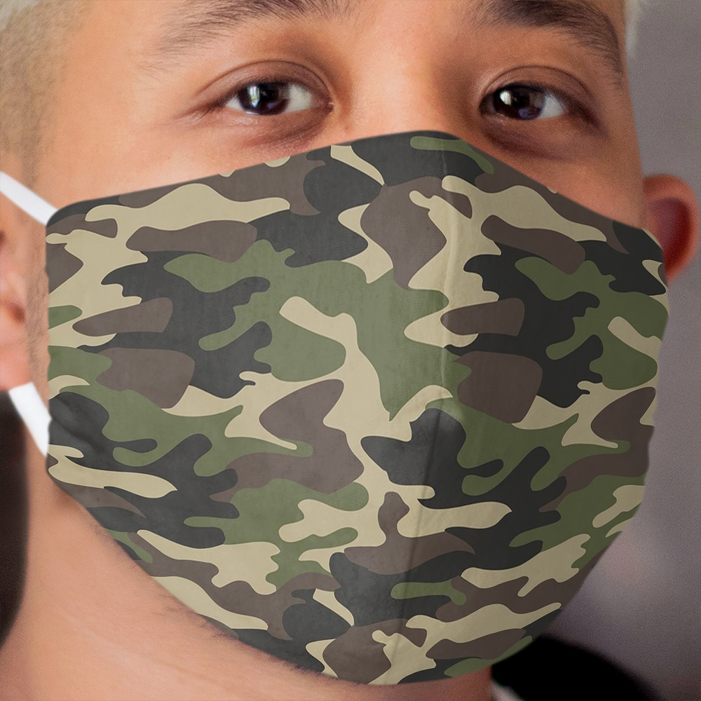 Camo Cloth Face Mask