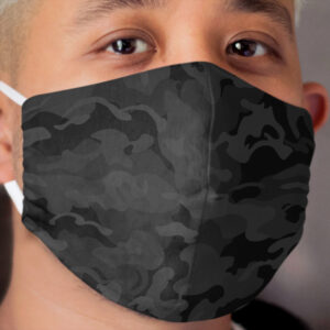Camo Style - Black Camouflage Cloth Face Mask