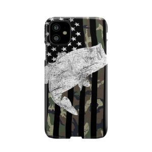 Camouflage Flag Bass Fishing Angler 2 Phone Case