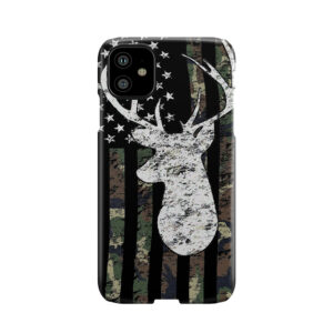 Camouflage Flag Deer Hunting Phone Case