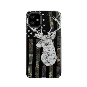 Camouflage Flag Deer Hunting Tough Phone Case