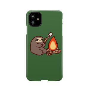 Campfire Sloth Phone Case