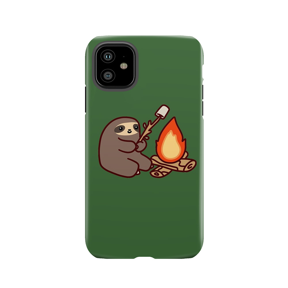 Campfire Sloth Tough Phone Case
