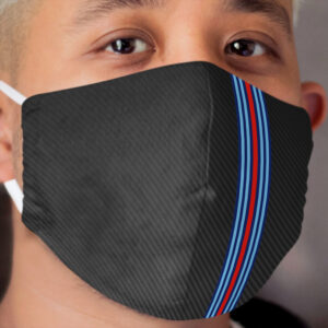 Carbon Fiber Racing Stripes 15 Cloth Face Mask