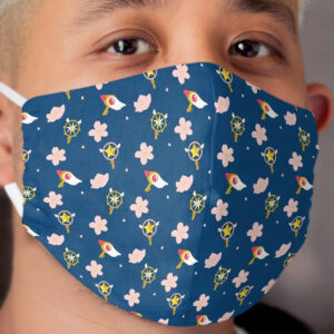 Card Captor Sakura - Staff Pattern Cloth Face Mask