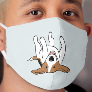 Care-Free Beagle Cloth Face Mask