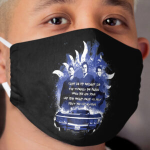 Carry On - in Blue Cloth Face Mask