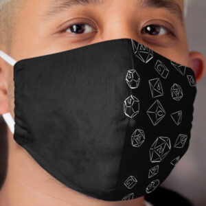 Cascading Dice Cloth Face Mask