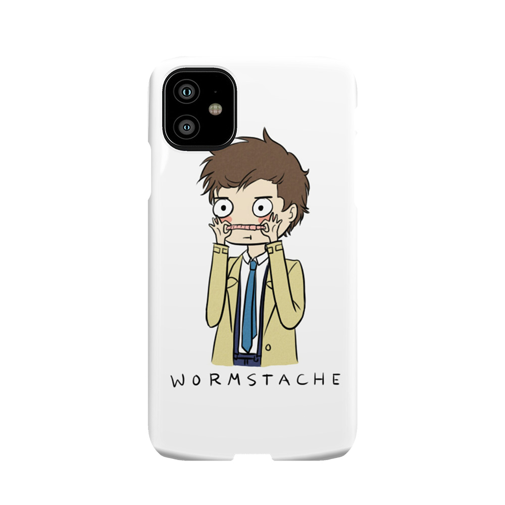 Castiel Wormstache Phone Case