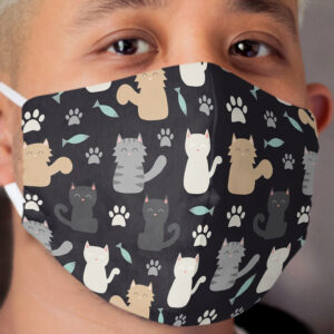 cat litter mask, Reusable & Washable, Unisex Cloth Face Mask