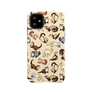 Cat Snakes Tough Phone Case