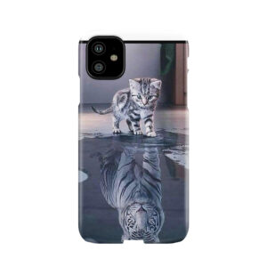 Cat Wants To Be A Tiger ! Phone Case