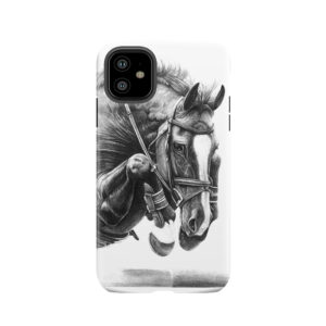 Catching Air - Showjumping Horse Tough Phone Case