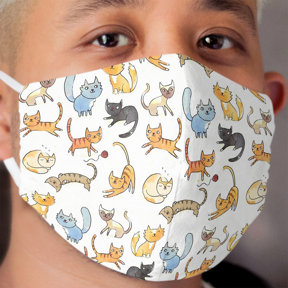 Cats Cats Cats Cloth Face Mask