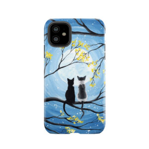 Cats Full Moon Tough Phone Case