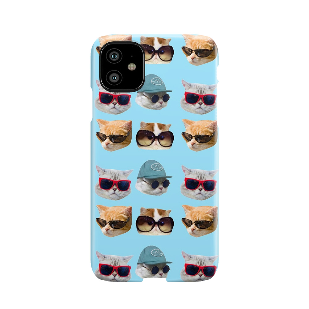 Cats With Glasses Stickers Pack Phone Case