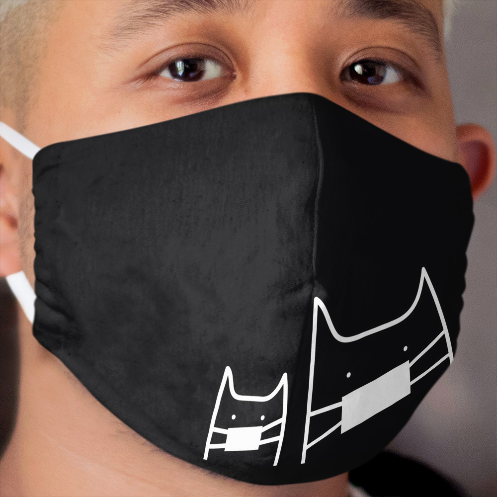 cats with masks Cloth Face Mask