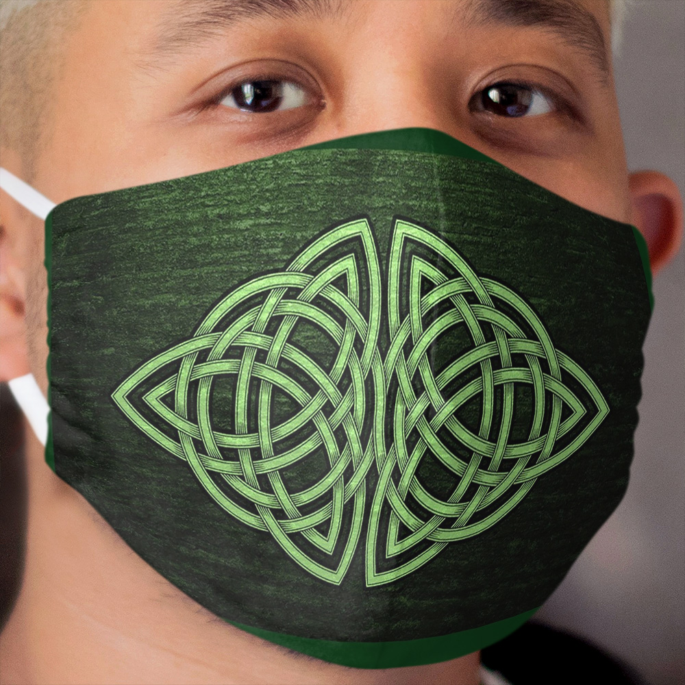 Celtic Knotwork Design by Jason Travis Ott 4 Cloth Face Mask