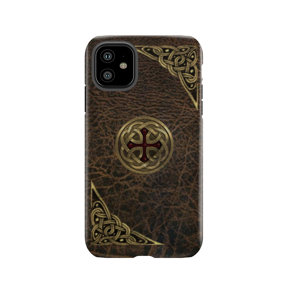 Celtic Leather Tough Phone Case