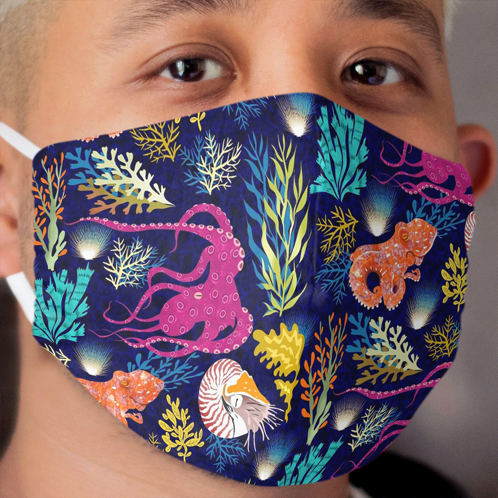 Cephalopods Cloth Face Mask