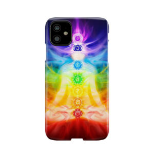Chakras And Energy Flow On Human Body Art Photo Print Phone Case