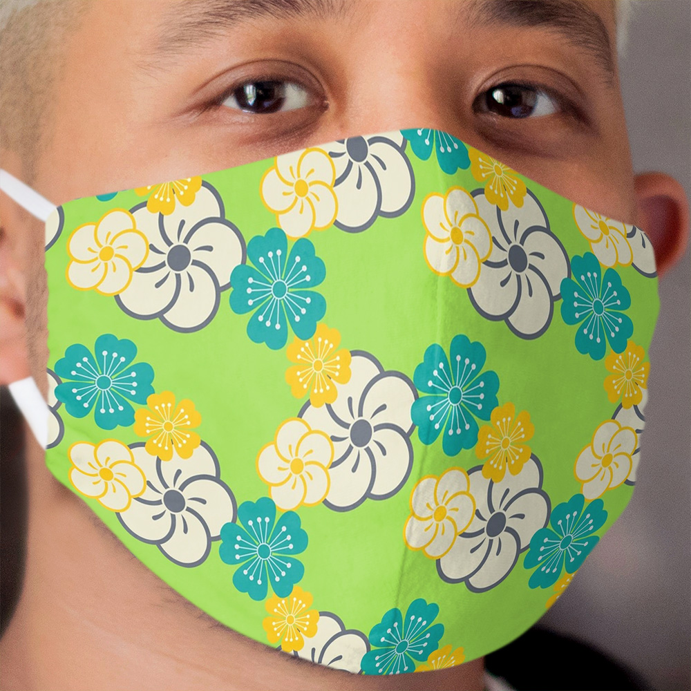 Changing Channels Pattern Cloth Face Mask
