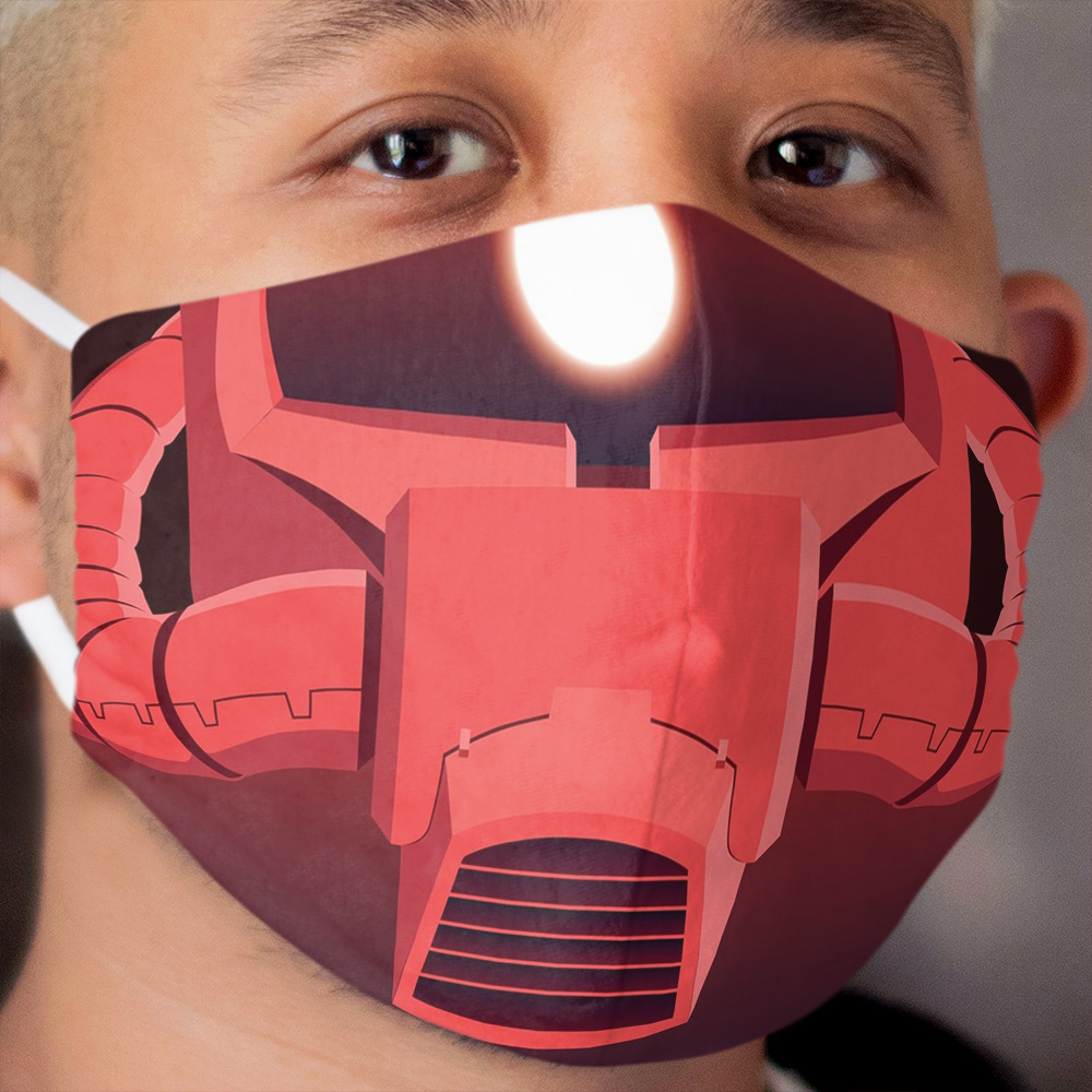 Char Aznable - Scia - Zaku - Square Cloth Face Mask