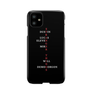 Character Names (White) Phone Case