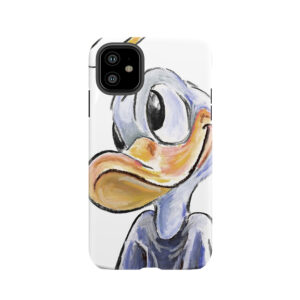 Charcoal And Oil - Angel Donald Duck Tough Phone Case