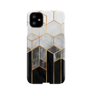 Charcoal Hexagons Phone Case