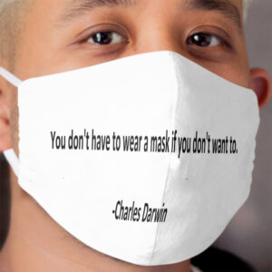 Charles Darwin Cloth Face Mask