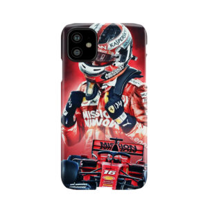 Charles Leclerc 2019 Poster (Red Version) Phone Case