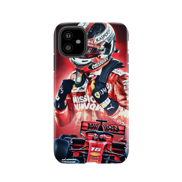 Charles Leclerc 2019 Poster (Red Version) Tough Phone Case