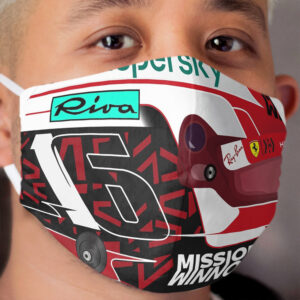 Charles Leclerc Helmet 2020 Cloth Face Mask