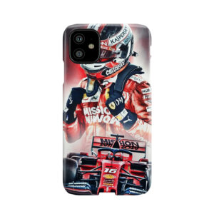 Charles Leclerc Poster Phone Case