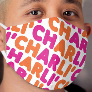 Charli' Dunkin' Pattern Cloth Face Mask