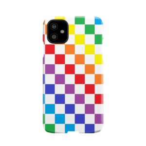 Checkered Rainbow Phone Case