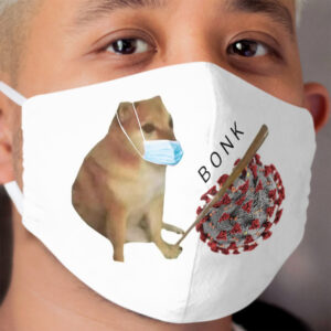 Cheems Bonks Coronavirus Out of This World Cloth Face Mask