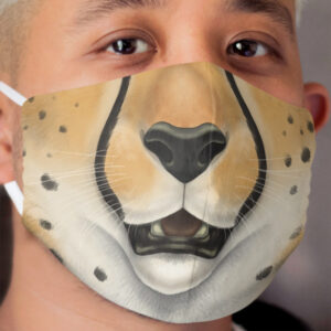 Cheetah Cloth Face Mask
