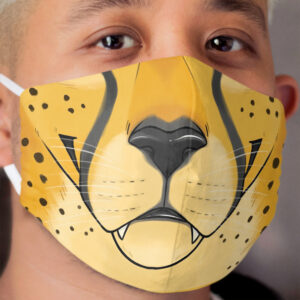 Cheetah Cloth Face Mask