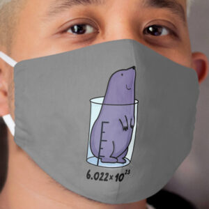 Chemistry Mole Animal Pun Cloth Face Mask