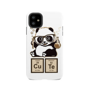 Chemistry Panda Discovered Cute Tough Phone Case