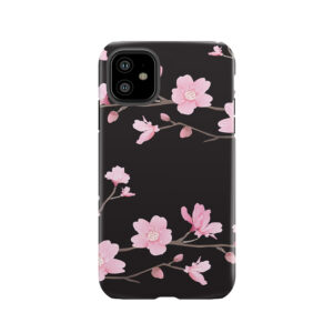 Cherry Blossom - Black Tough Phone Case