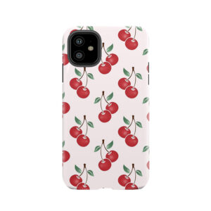 Cherry Pattern Tough Phone Case