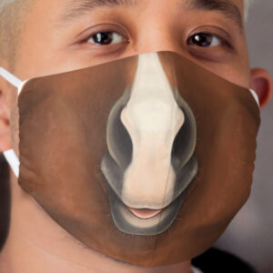 Chestnut Horse Cloth Face Mask