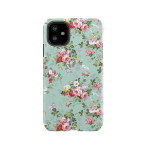 Chic Elegant Pink Roses Beautiful Flowers Pattern Tough Phone Case