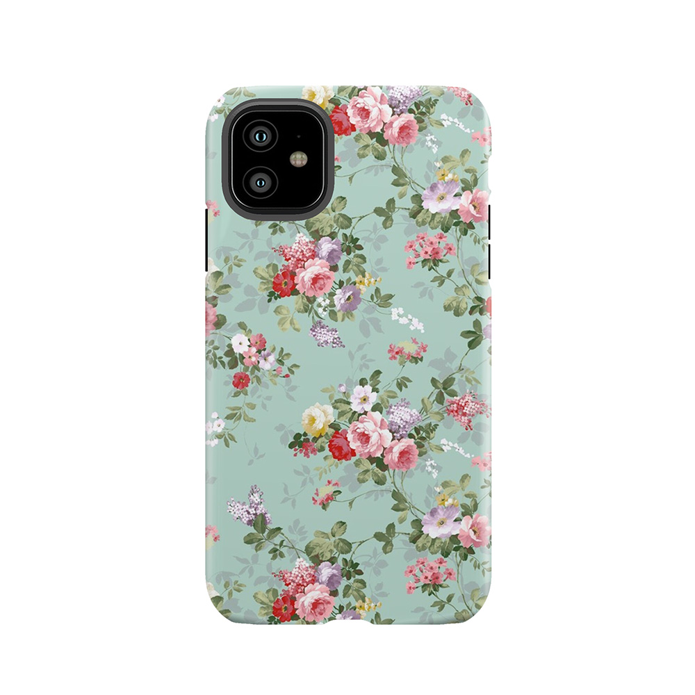 Chic Elegant Pink Roses Beautiful Flowers Pattern Tough Phone Case