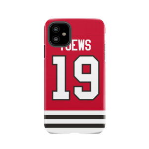 Chicago Blackhawks Jonathan Toews Home Jersey Back Phone Tough Phone Case