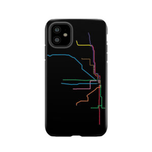 Chicago 'L' Map Tough Phone Case